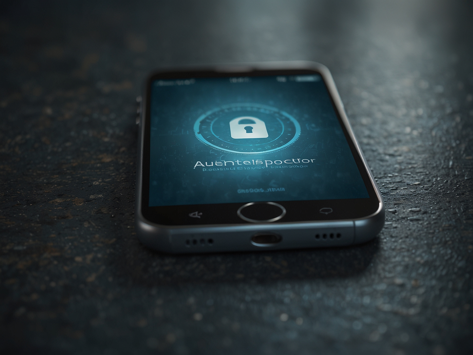 Sicherheit Banner mit Schloss und Handy